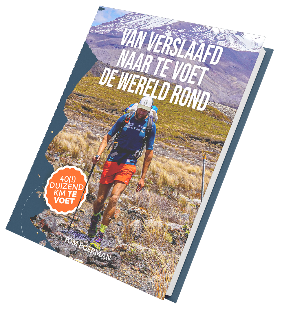 Van verslaafd naar te voet de wereld rond