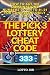 The Pick 3 Lottery Cheat Co...