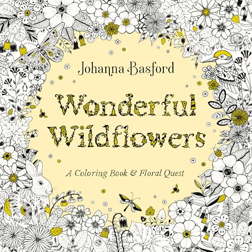 Wonderful Wildflowers: A Coloring Book and Floral Quest (Paperback)