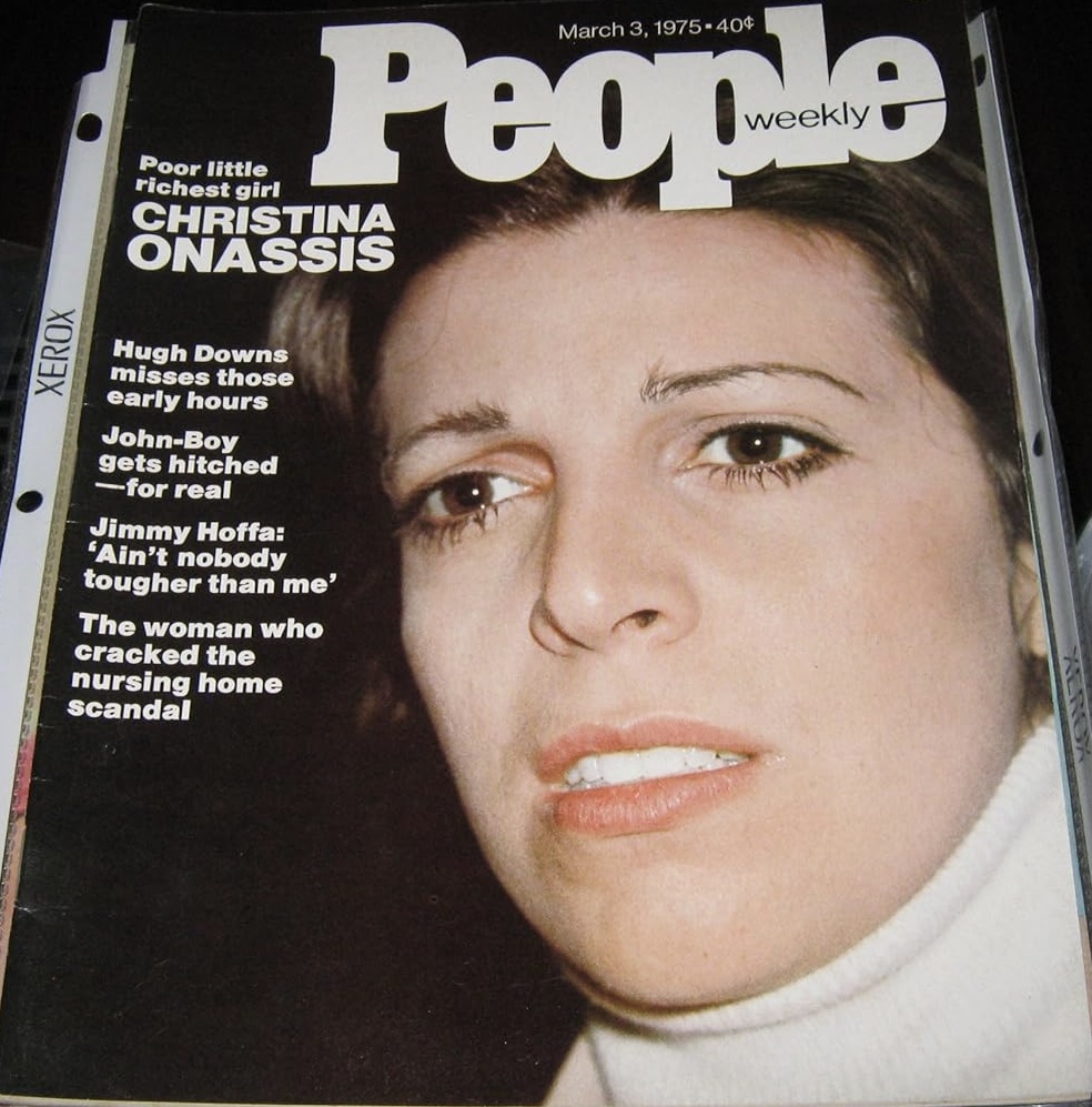 People Weekly Magazine March 3, 1975 (Christina Onassis, Hugh Downs, John-Boy, Jimmy Hoffa)