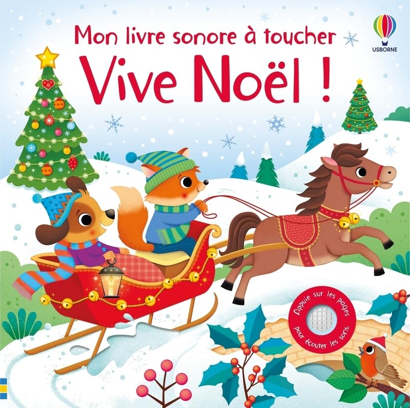 Vive Noël ! - Mon livre sonore à toucher - Dès 1 an (Hardcover)