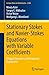 Stationary Stokes and Navier-Stokes Equations with Variable Coefficients: Integral Operators and Variational Approaches (Lecture Notes in Mathematics, 2380)