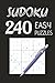 Sudoku EASY puzzle book by Shane Mason