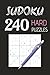 Sudoku Hard puzzle book by Shane Mason