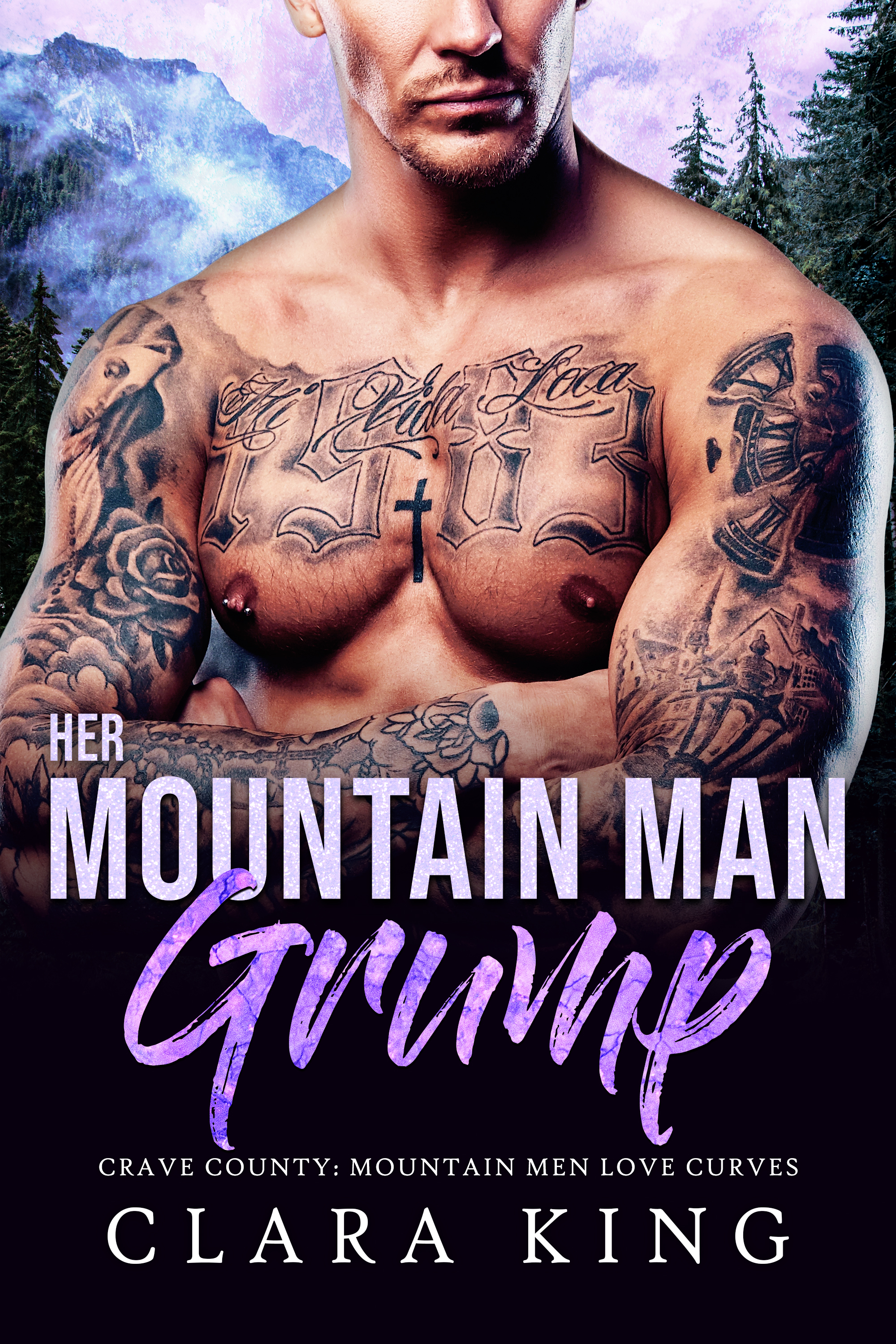 Her Mountain Man Grump (Crave County: Mountain Men Love Curves)