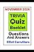 TRIVIA QUIZ BOOKLET November 2024: Questions And Answers