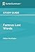 Study Guide: Famous Last Words by Gillian McAllister (SuperSummary)