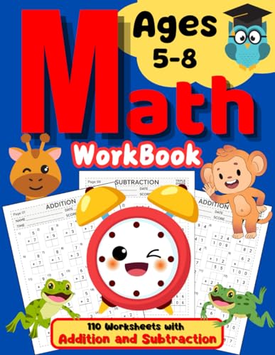 Addition and Subtraction Workbook: Maths Exercises for Ages 5-8 | 110 Timed Drills for Kids (Paperback)