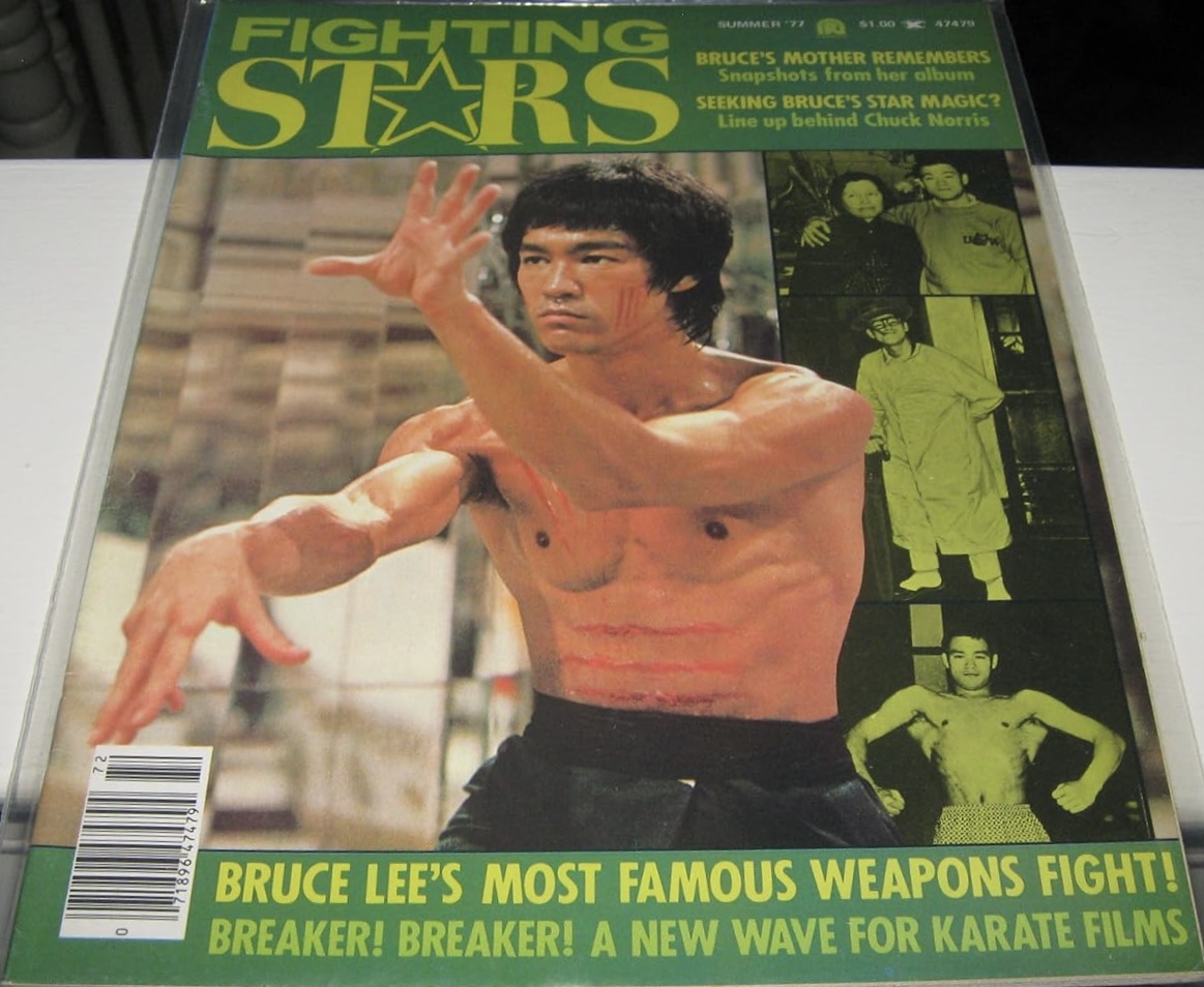 Fighting Stars Magazine (Bruce Lee's Most Famous Weapons Fight , Chuck Norris , Karate Films)