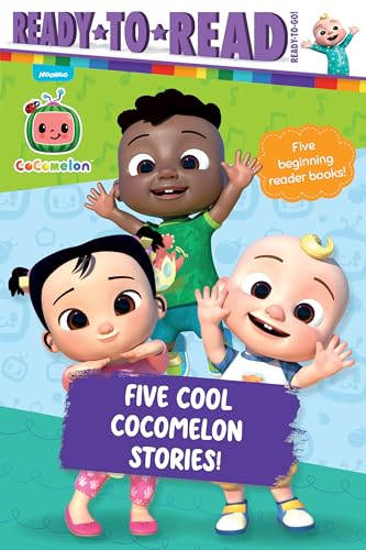 Five Cool CoComelon Stories!: I Like School!; This Is the Way We Play; The Balloon Boat Race!; Hide-and-Seek Fun!; Cece Has a Little Cat (Paperback)