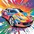 Unique Cars: Coloring book