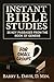Instant Bible Studies for S...