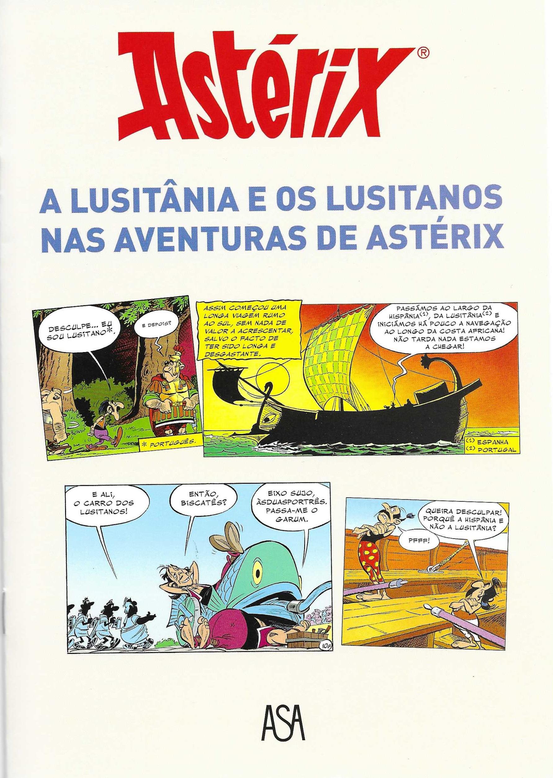 Astérix - A Lusitânia e os Lusitanos nas Aventuras de Astérix