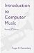 Introduction to Computer Music
