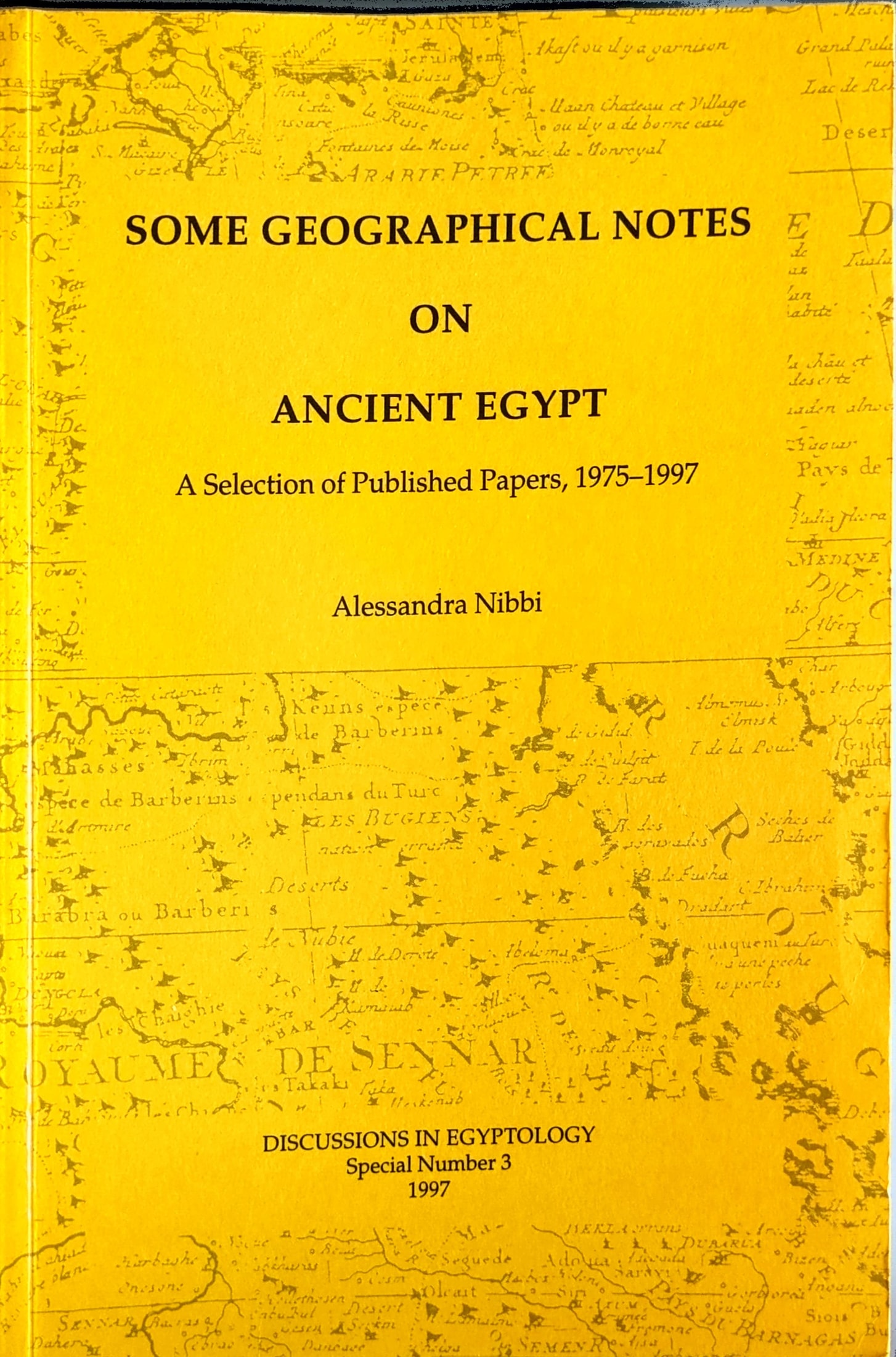 Some Geographical Notes on Ancient Egypt