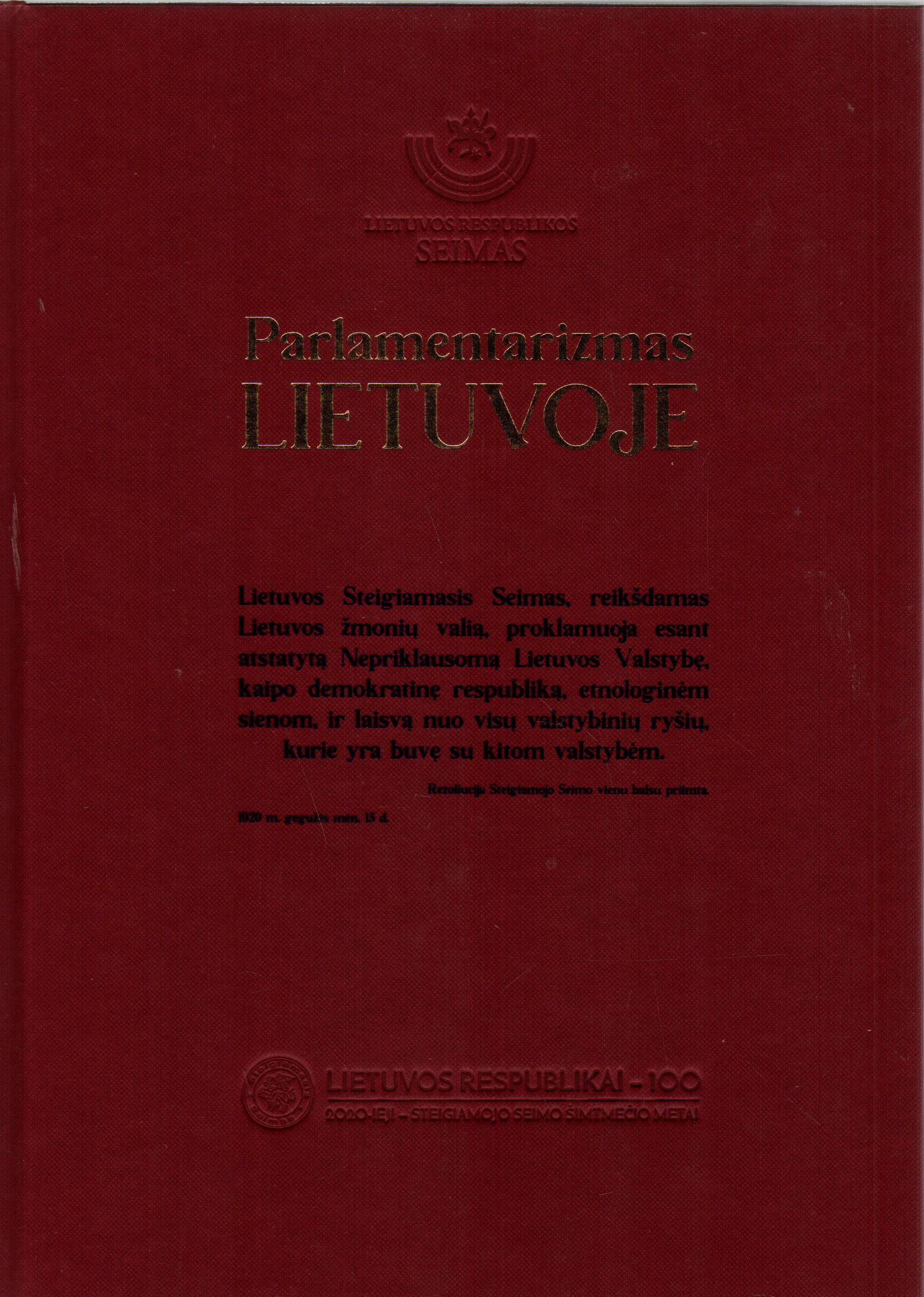 Parlamentarizmas Lietuvoje