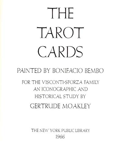 Tarot Cards Painted by Bonifacio Bembo for the Visconti-Sforza Family (Hardcover)