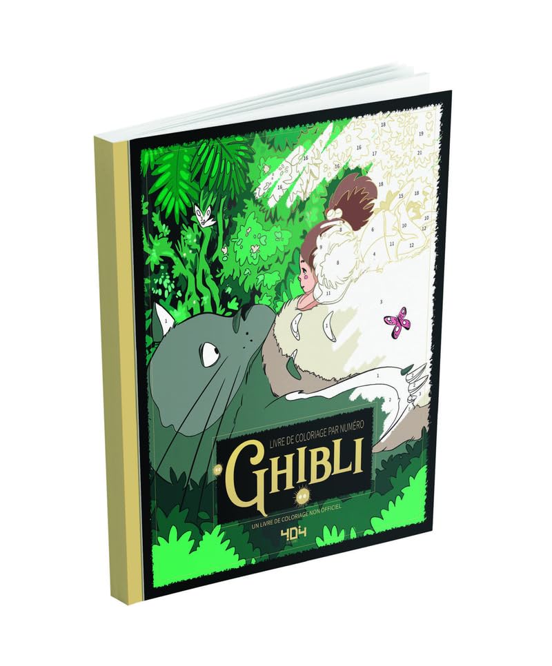 Coloriages par numéro - Ghibli (Paperback)