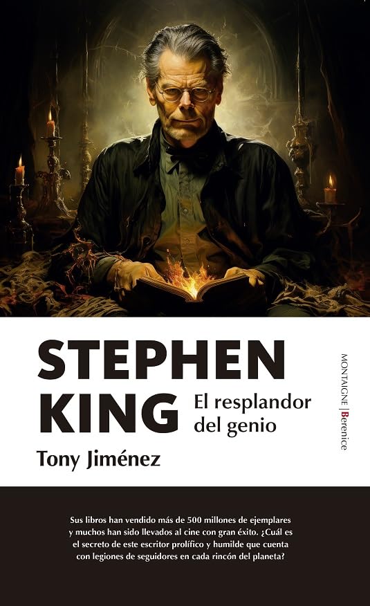 Portada de Stephen King. El resplandor del genio, de Tony Jiménez