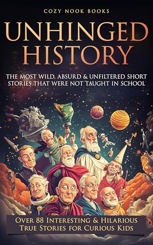Unhinged History: The Most Wild, Absurd & Unfiltered Short Stories That Were NOT Taught in School. Over 88 Interesting & Hilarious True Stories for Curious Kids (Kindle Edition)