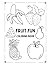 Fruit Fun KIDS COLORING BOO...