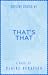 That's That (Skyline, #1)