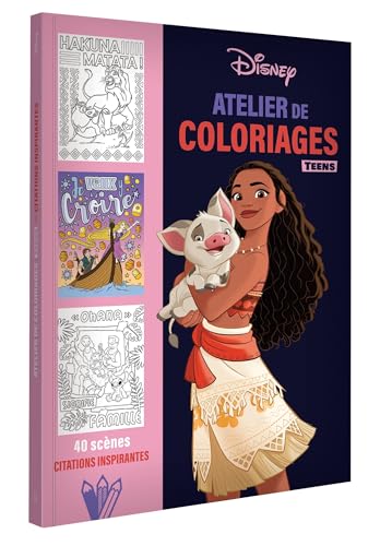DISNEY TEENS - Atelier de coloriages - Citations inspirantes (Paperback)