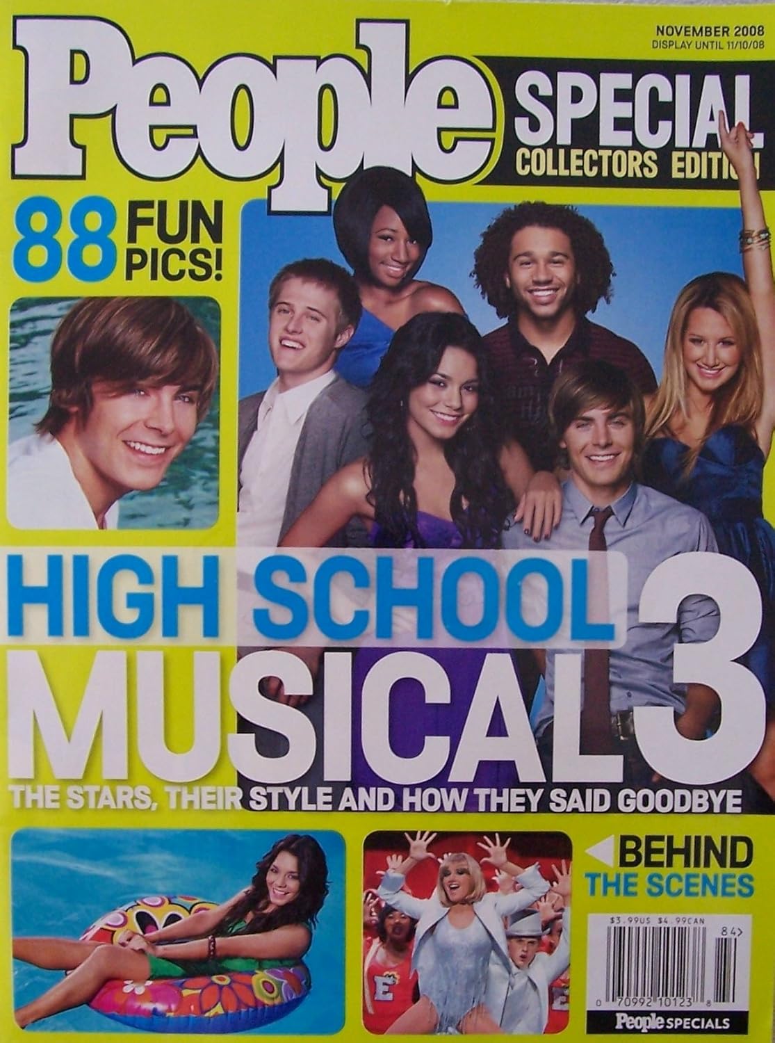 PEOPLE Special Collectors Edition [ November 2008 ] High School Musical 3 (The stars, their style and how they said goodbye, Zac Efron, Vanessa Hudgens, Corbin Bleu, Ashley Tisdale, Monique Coleman, Lucas Grabeel)