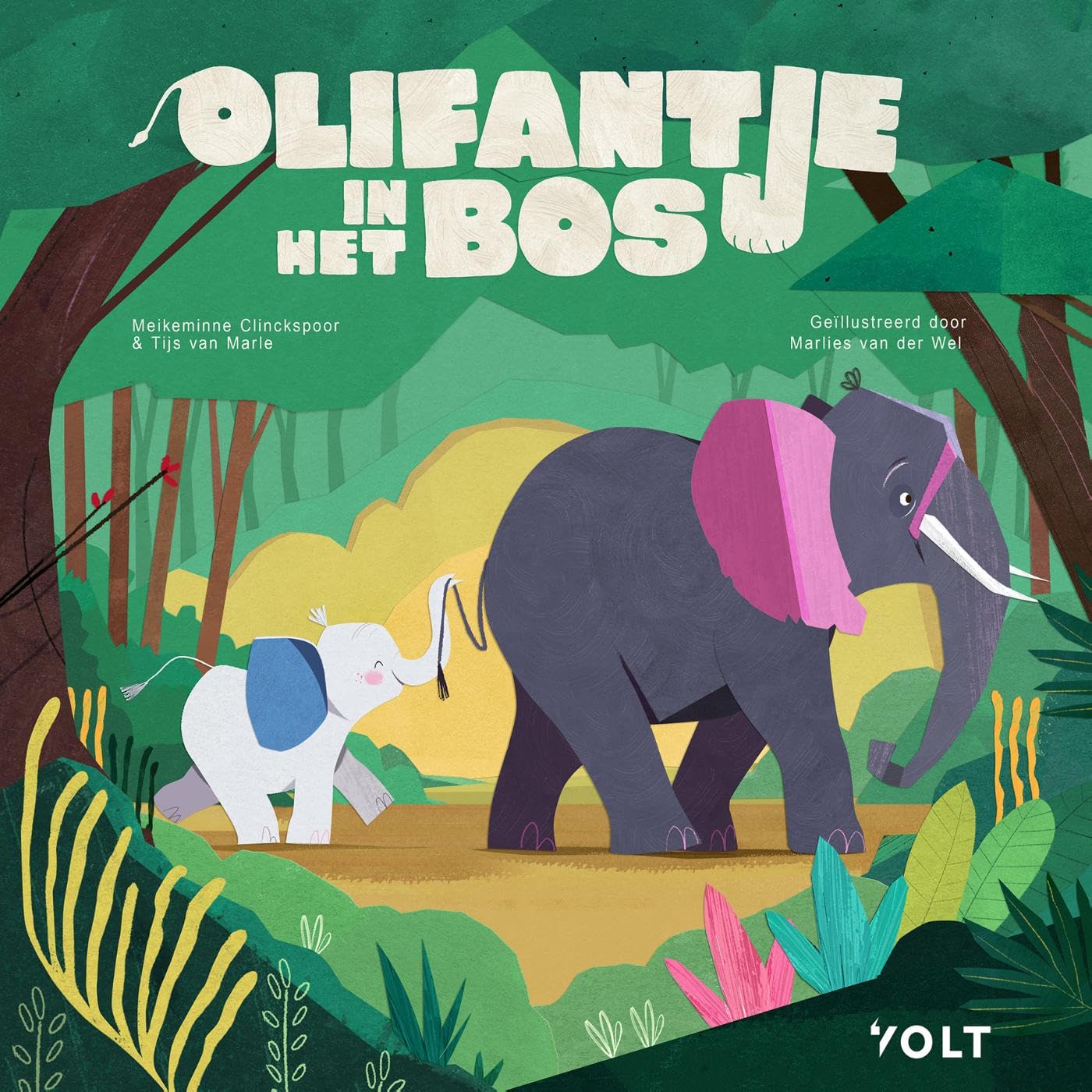 Olifantje in het bos