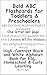 Bold ABC Flashcards for Toddlers & Preschoolers by Li'l Jess Publishing
