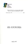 Les zoonymes: Actes du colloque international tenu à Nice les 23, 24 et 25 janvier 1997 sous la responsabilité scientifique de J.-Ph. Dalbera, C. ... sciences humaines de Nice) (French Edition)