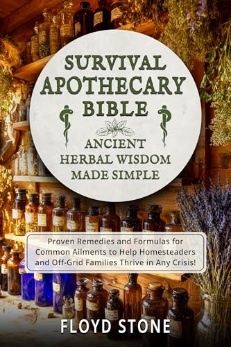 Survival Apothecary Bible: Ancient Herbal Wisdom Made Simple (Remedies and Formulas for Common Ailments to Help Homesteaders and Off-Grid Families Thrive ... Crisis) (The Self-Reliance Bible Series)