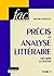 PRECIS D'ANALYSE LITTERAIRE T2 by Michel Patillon