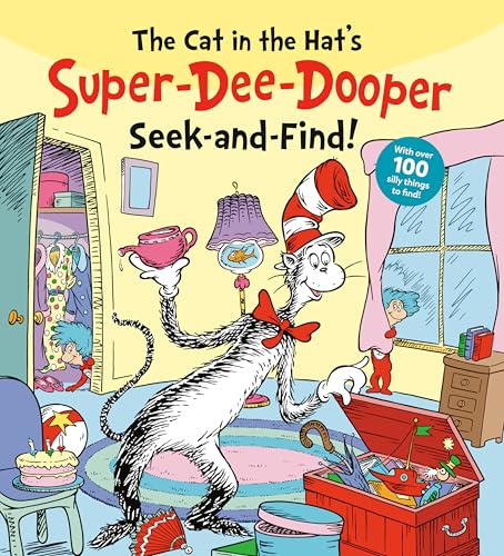 The Cat in the Hat's Super-Dee-Dooper Seek and Find!: With Over 100 Silly Things to Find (Dr. Seuss Seek and Find Board Books)