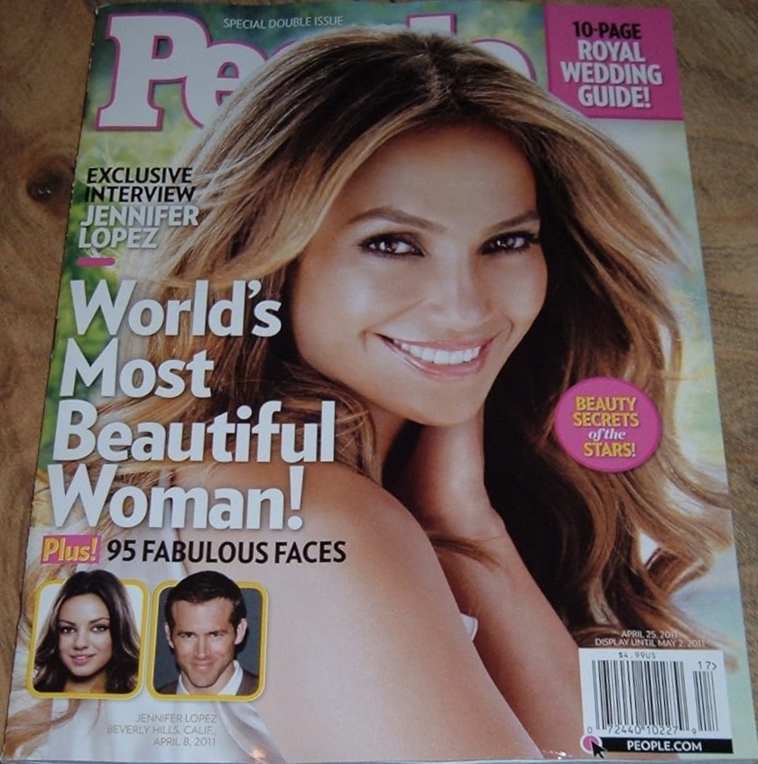 People Magazine April 25, 2011 Jennifer Lopez - J LO - 2011 People Magazine's Most Beautiful Woman