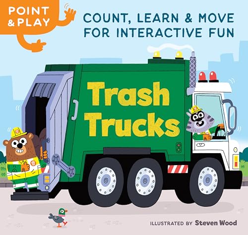 Point & Play: Trash Trucks: Count, Learn, and MOVE for Interactive Fun (Board Book)