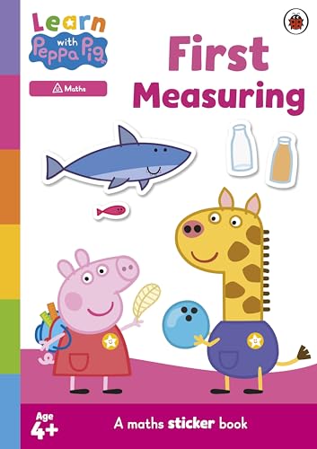 Ladybird Learn with Peppa First Measuring sticker activity book. (Paperback)