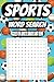 Sports word search puzzle: ...