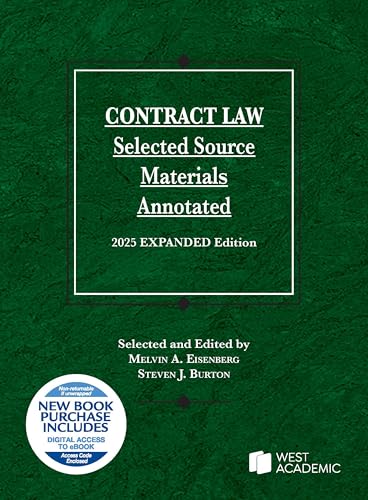 Contract Law, Selected Source Materials Annotated, 2025 Expanded Edition (Selected Statutes)