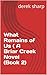 What Remains of Us ( A Briar Creek Novel (Book 2) by Derek Sharp