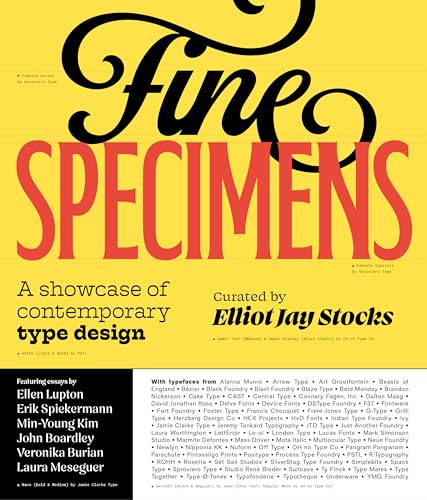 Fine Specimens: A Showcase of Contemporary Type Design (Hardcover)