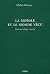 la morale et le monde vecu by Michel Métayer