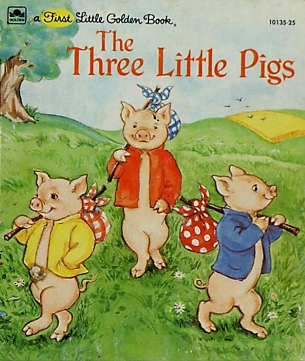 The Three Little Pigs (A First Little Golden Book)