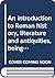An introduction to Roman hi...