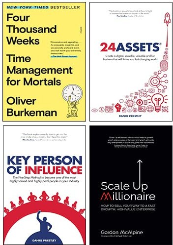 Set: Four Thousand Weeks / Key Person of Influence / 24 Assets / Scale Up Millionaire