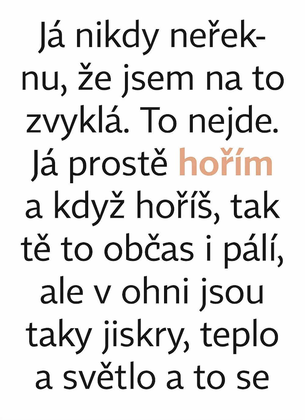 Hořím (Paperback)