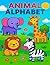 Animal Alphabet: Coloring Book