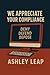We Appreciate Your Compliance by Ashley Leap