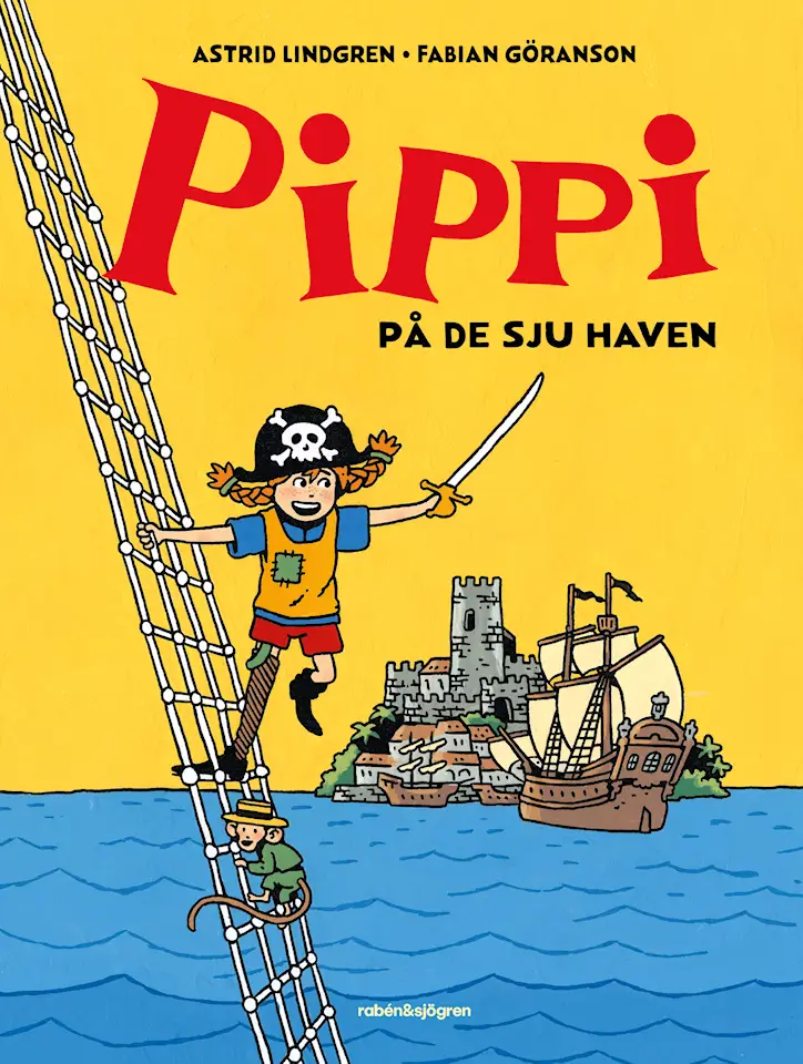 Pippi på de sju haven (Hardcover)
