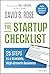 The Startup Checklist: 25 Steps to a Scalable, High-Growth Business